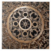 Metallbronze steampunk Vatikans altes mysteriös Fliese (Vorderseite)