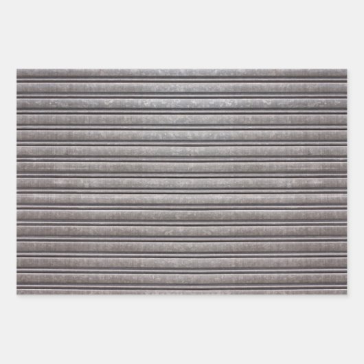 Metallbruch Geschenkpapier Set (Vorderseite)