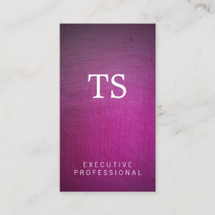 Metallbürste (Glamour) Visitenkarte