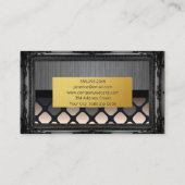 Metallbürste | Goldene Grenze Visitenkarte (Rückseite)