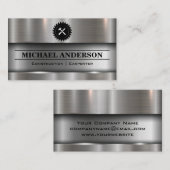 Metallbürstensäge und Hammer Visitenkarte (Vorne/Hinten)