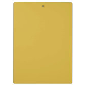 Metallclipboard in Gold mit Ihrem Namen Klemmbrett (Rückseite)
