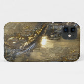 Metalldesign - Gold Silber Case-Mate iPhone Hülle (Rückseite (Horizontal))