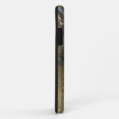 Metalldesign - Gold Silber Case-Mate iPhone Hülle (Hinten/Rechts)