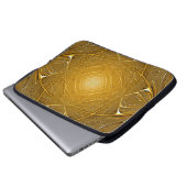 Metalldesign Laptopschutzhülle (Vorne Knopf)