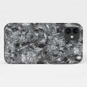 Metalldesign - silber Case-Mate iPhone hülle (Rückseite (Horizontal))