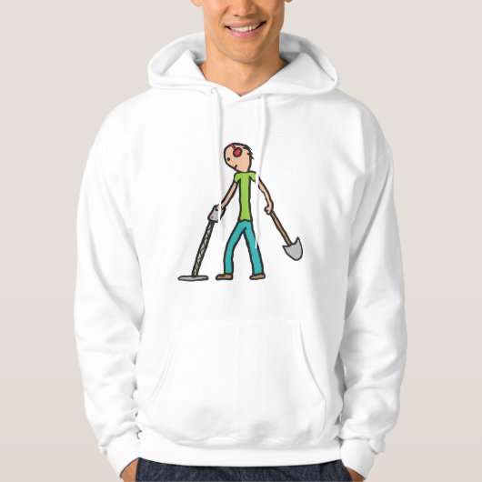 Metalldetektion Hoodie (Vorderseite)