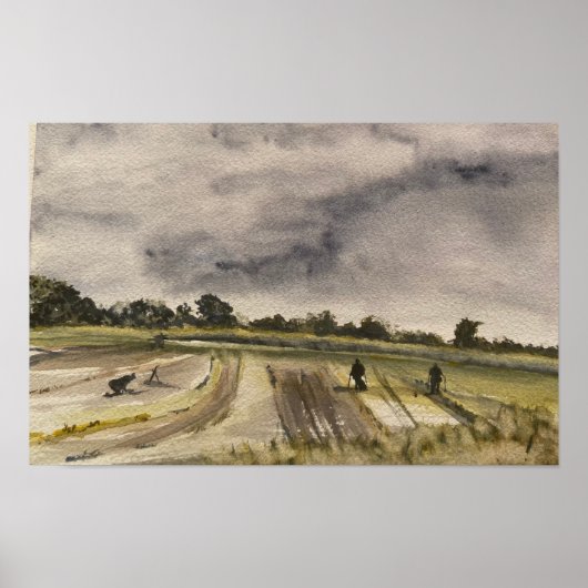 Metalldetektion in den Feldern 2 Poster (Vorne)