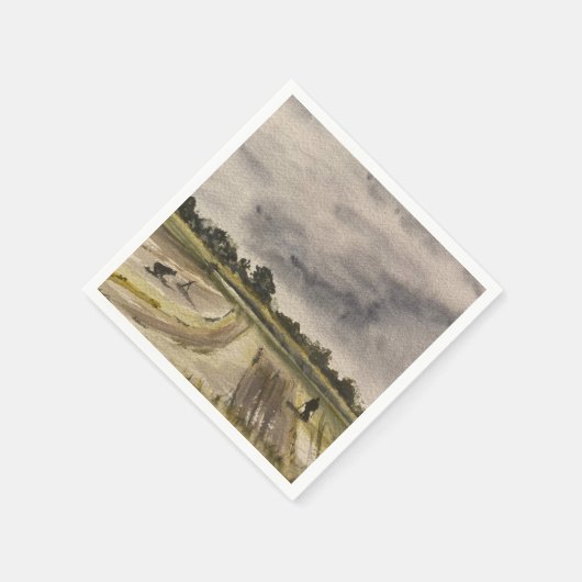 Metalldetektion in den Feldern 2 Serviette (Ecke)