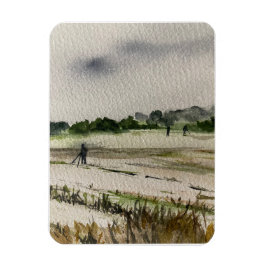 Metalldetektion in den Feldern Magnet