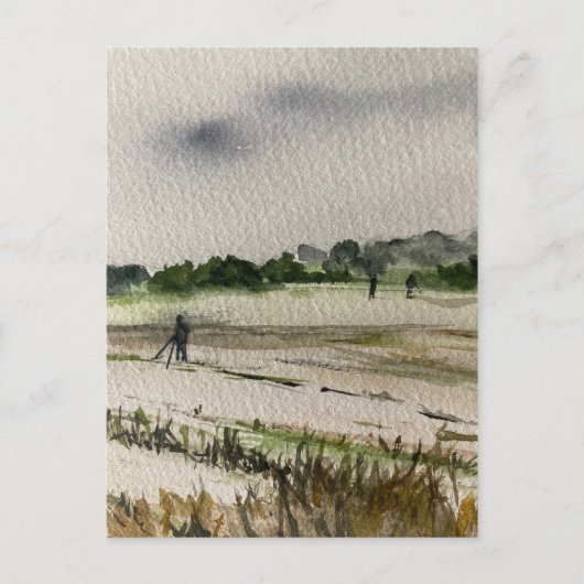 Metalldetektion in den Feldern Postkarte (Vorderseite)