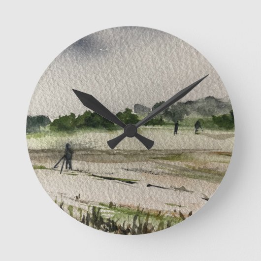 Metalldetektion in den Feldern Runde Wanduhr (Vorderseite)