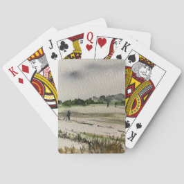 Metalldetektion in den Feldern Spielkarten