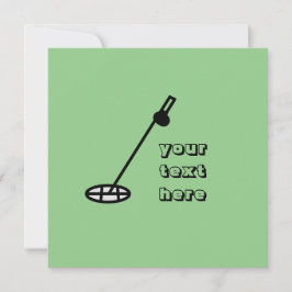 Metalldetektion in minimalem Grün