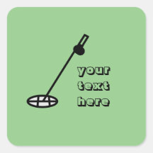 Metalldetektion in minimalem Grün