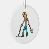 Metalldetektion Keramik Ornament (Rechts)