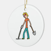 Metalldetektion Keramik Ornament (Links)