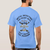 Metalldetektion, Las Vegas-Schatzsucher T-Shirt (Rückseite)