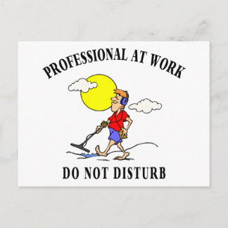 Metalldetektion Postkarte