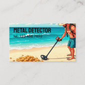 Metalldetektion QR Visitenkarte (Vorderseite)