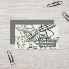 Metalldetektion Relic Treasures Suspender Clips Visitenkarte