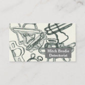 Metalldetektion Relic Treasures Suspender Clips Visitenkarte (Vorderseite)