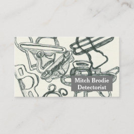 Metalldetektion Relic Treasures Suspender Clips Visitenkarte