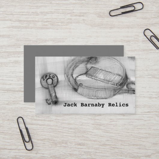 Metalldetektion Schleuse-Relikte Visitenkarte (Vorderseite/Rückseite Beispiel)