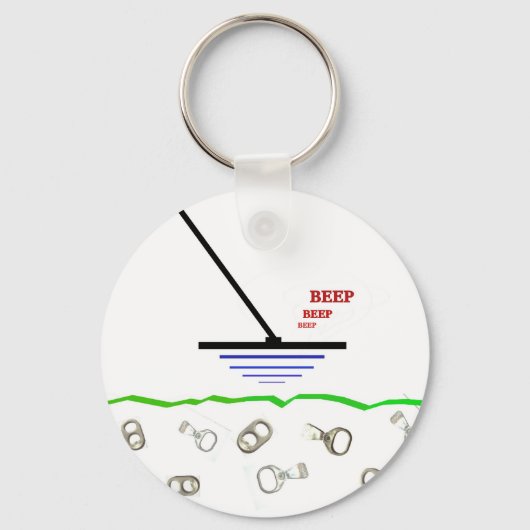 Metalldetektion Schlüsselanhänger (Vorderseite)