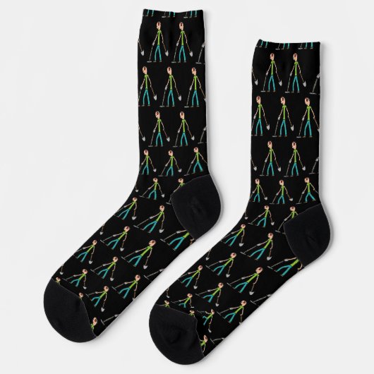 Metalldetektion Socken (Linkes Detail)