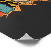 Metalldetektion Vintag Poster (Ecke)