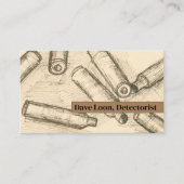 Metalldetektion von Relic Hunter Bullet Casing Art Visitenkarte (Vorderseite)