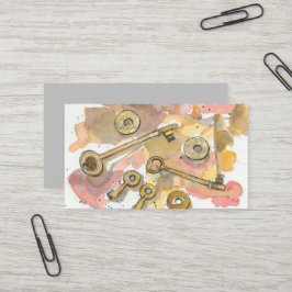Metalldetektion von Schlüsselmünzen für die Schatz Visitenkarte