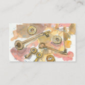 Metalldetektion von Schlüsselmünzen für die Schatz Visitenkarte (Vorderseite)