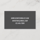 Metalldetektion von Treasure-Jägern Visitenkarte (Rückseite)