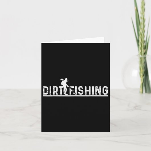 Metalldetektor-Detektion Fischen 1 Karte (Vorderseite)