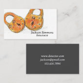 Metalldetektor-Detektor Visitenkarte (Vorne/Hinten)