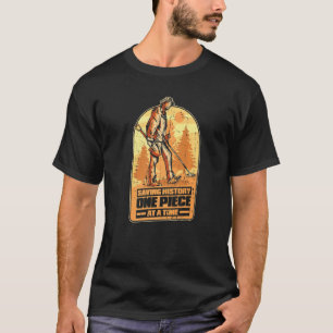 Metalldetektor Detektorist Schatzsuche T-Shirt