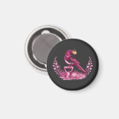 Metalldetektor-Elster  Magnet (Vorderseite/Rückseite)