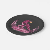 Metalldetektor-Elster  Pappteller (Schrägansicht)