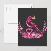 Metalldetektor-Elster  Postkarte (Vorne/Hinten)