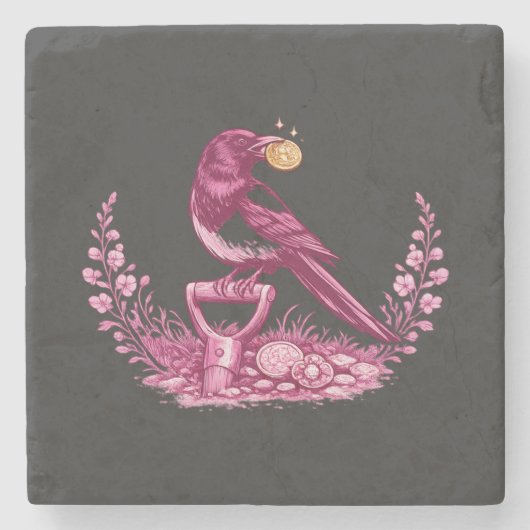 Metalldetektor-Elster Steinuntersetzer (Vorderseite)