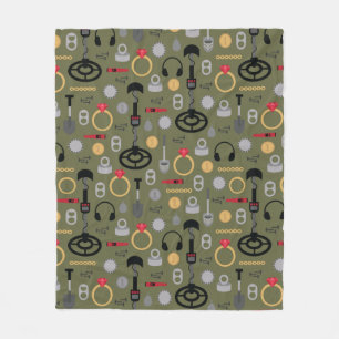 Metalldetektor Fleece Blanket