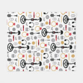 Metalldetektor Fleece Blanket (Vorderseite (Horizontal))