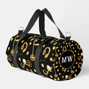 Metalldetektor Gemustert Monogramm Duffle Bag