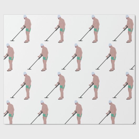 Metalldetektor Geschenkpapier (Flach)