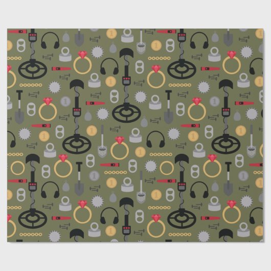 Metalldetektor Geschenkpapier (Flach)