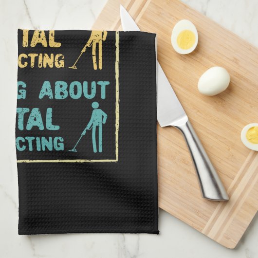 Metalldetektor Geschirrtuch (Viertel Falte)