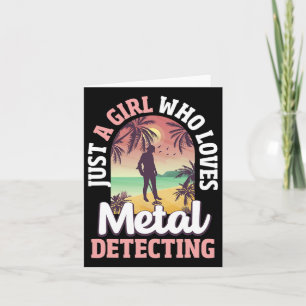 Metalldetektor Girl Tresure Huntin Karte