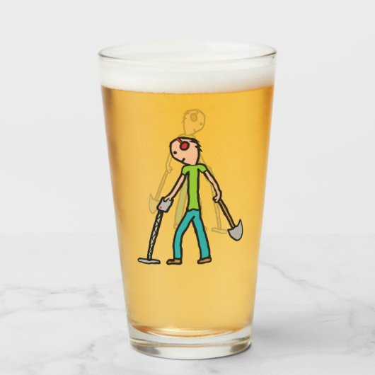 Metalldetektor Glas (Vorne (Gefüllt))